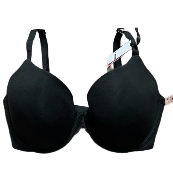 Victoria’s Secret Naomi Forever bra soft modal underwire black 32DDD - Picture 2 of 4